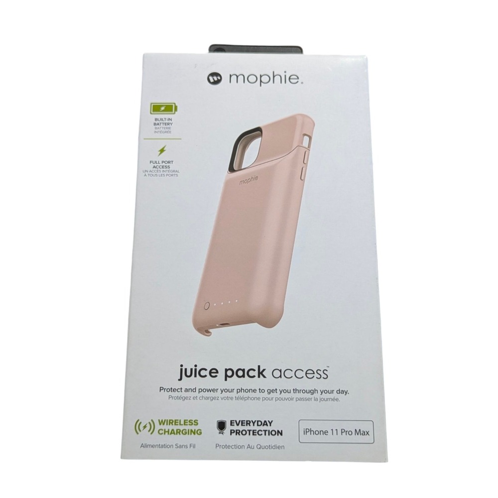 R8.N Mophie Juice Pack Access Battery Case‎ for iPhone 11 Pro Max, Pink